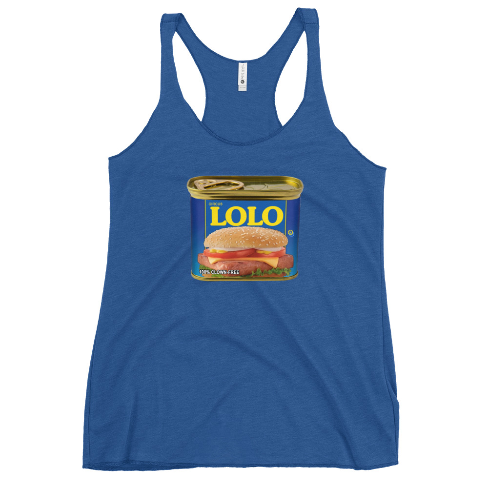 Circus Lolo Mystery Meat Women's Racerback Tank - Image 4
