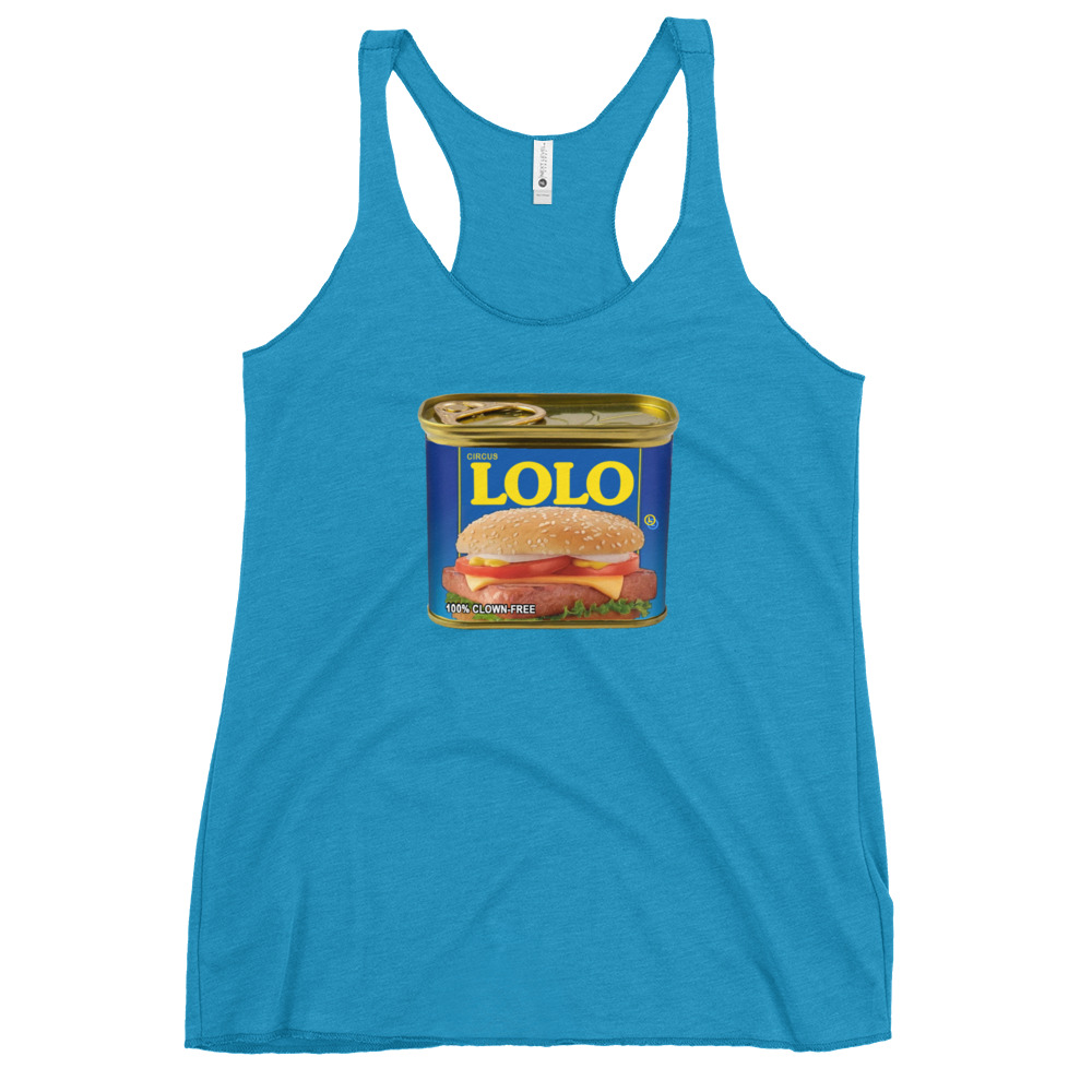 Circus Lolo Mystery Meat Women's Racerback Tank - Image 2
